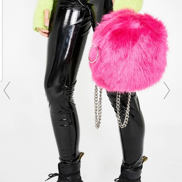 New current mood o ring furry backpack pink - Picture 4 of 4